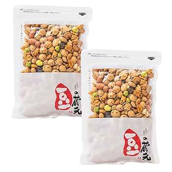 豆菓子 Amazon | 豆の蔵元 豆菓子 大袋 よりどりみどり x2 ミックス豆